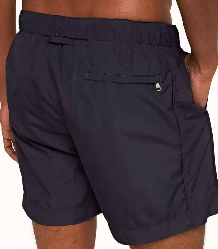 Homme Orlebar Brown Short De Bain Homme Bulldog Drawcord Solid Night Iris
