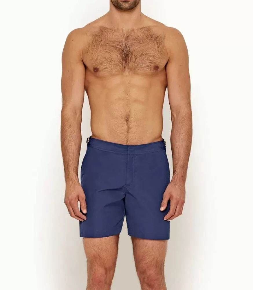 Homme Orlebar Brown Short De Bain Homme Mi-Long Bulldog Ii Blue Wash