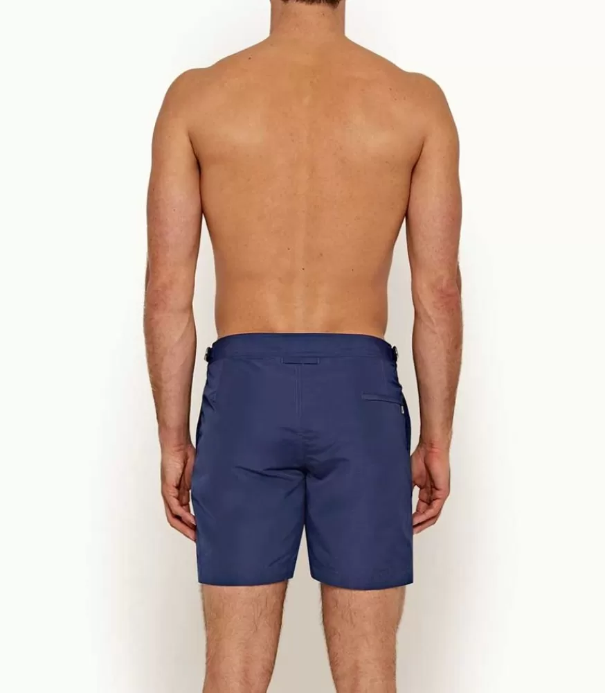 Homme Orlebar Brown Short De Bain Homme Mi-Long Bulldog Ii Blue Wash