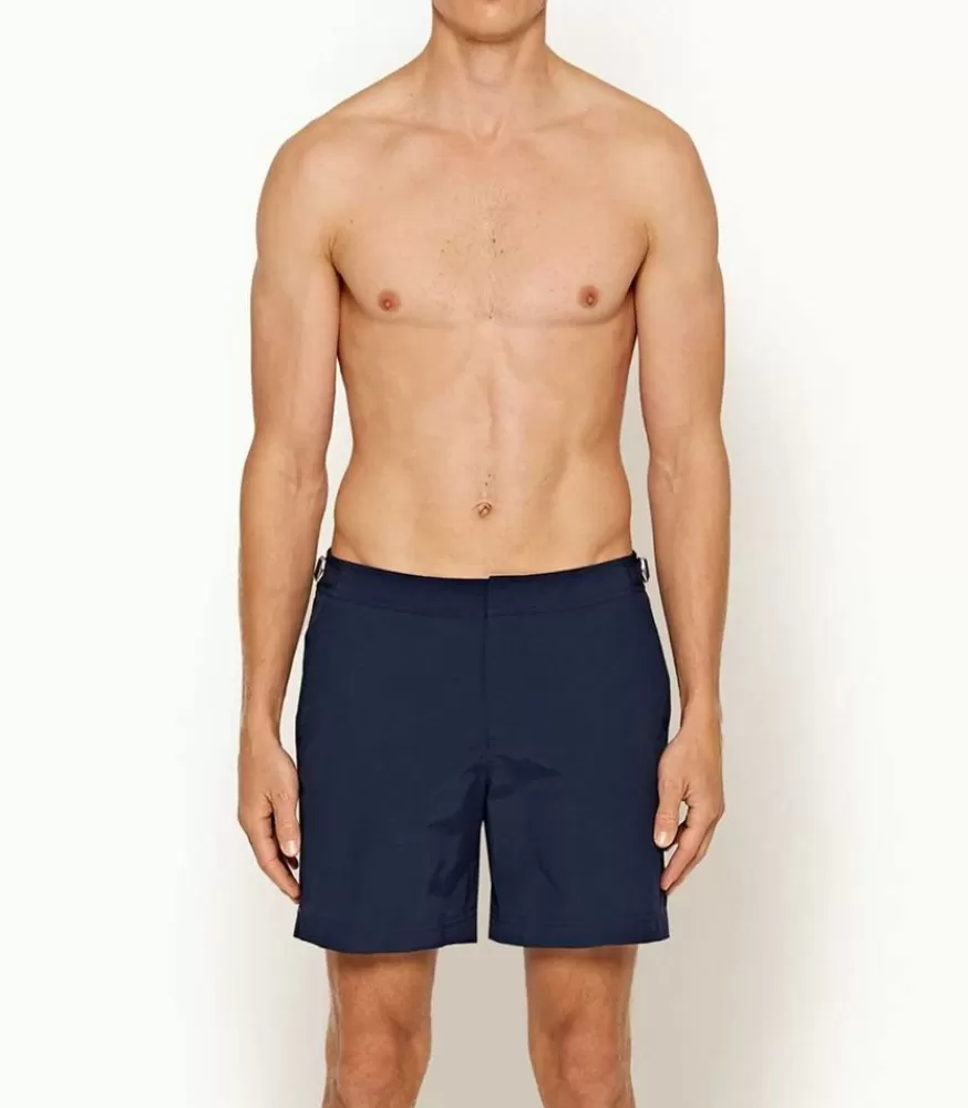 Homme Orlebar Brown Short De Bain Homme Mi-Long Bulldog Ii Navy