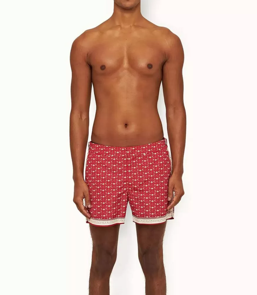 Homme Orlebar Brown Short De Bain Homme Setter Vermillion Sea Mist Bandana