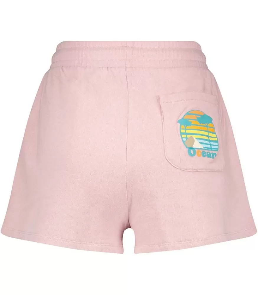 Femme David Lucas x ron ron Short En Coton Biologique Ocean Mauve