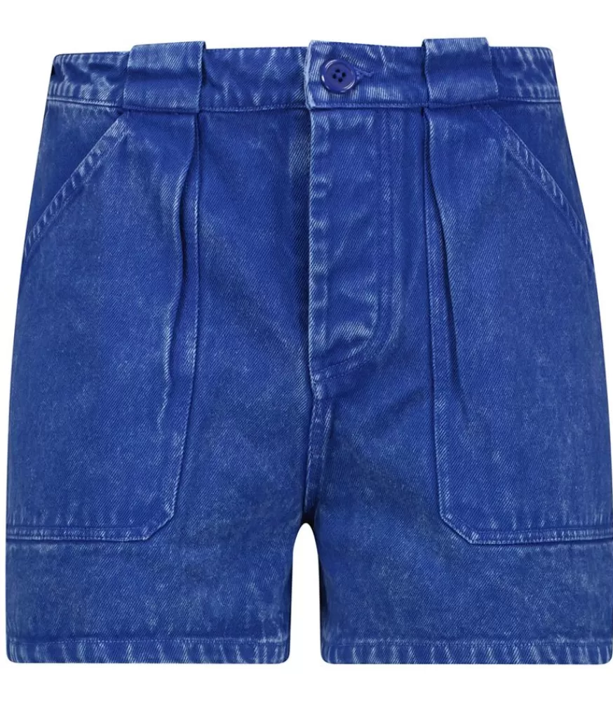 Femme Swildens Short En Denim Roxy Indigo