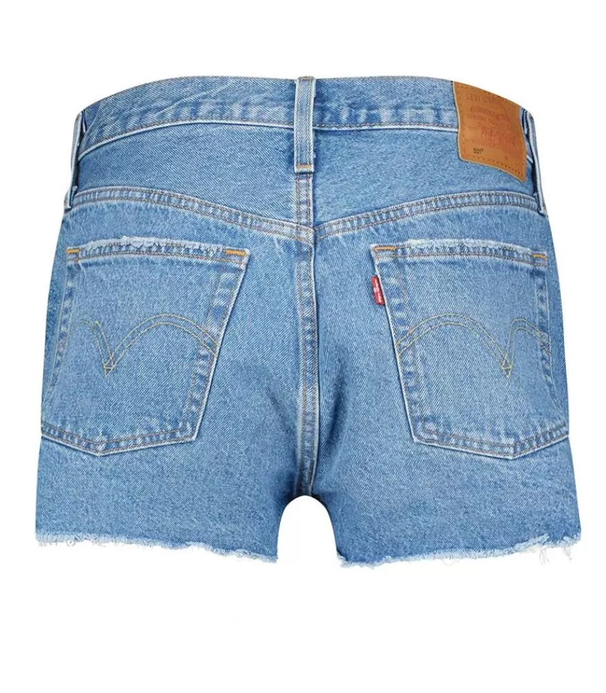 Femme Levi's Short En Jean 501 Oxnard Athens Mid