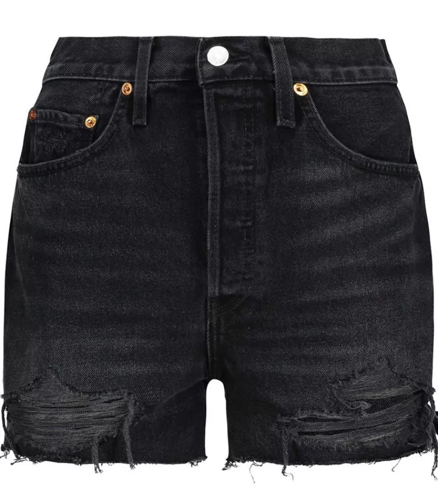 Femme RE/DONE Short En Jean 50S Cutoff