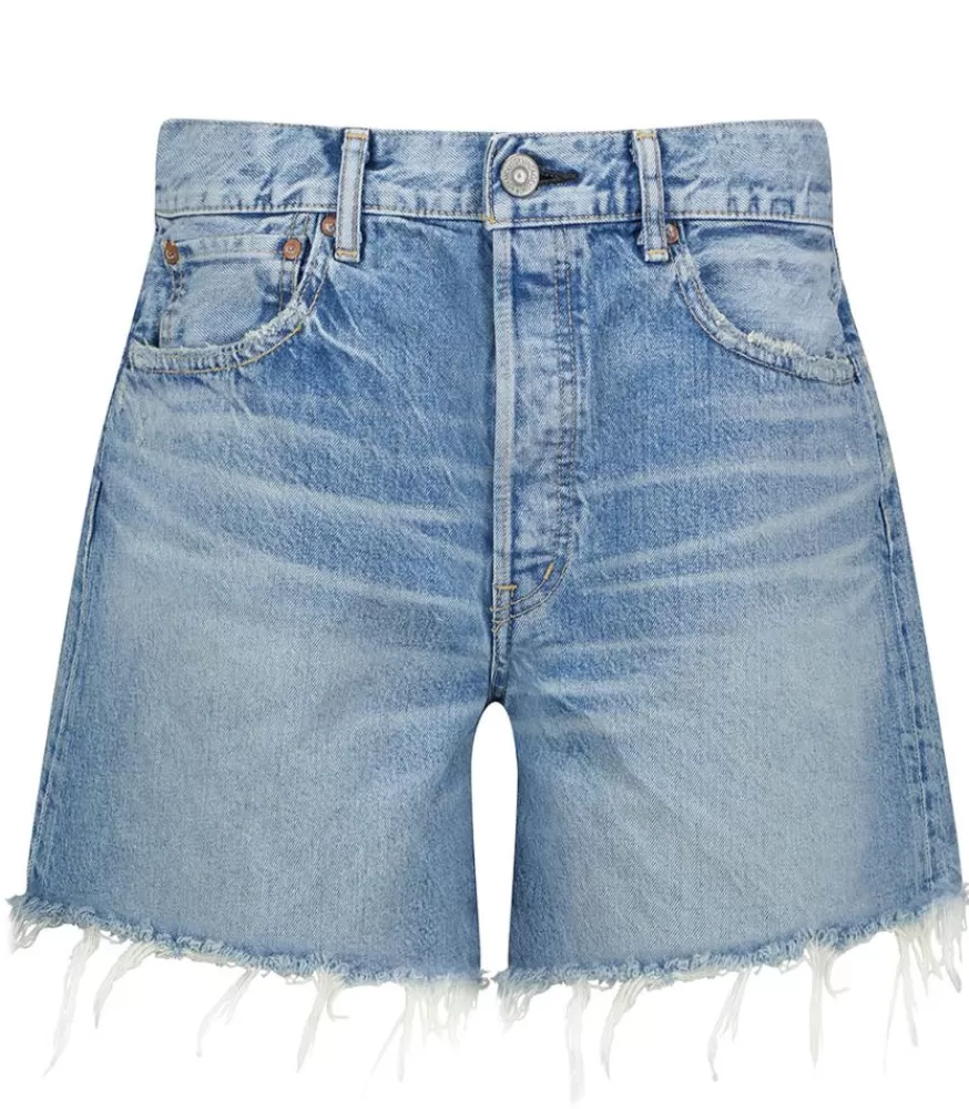 Femme Moussy Vintage Short En Jean Graterford Blue