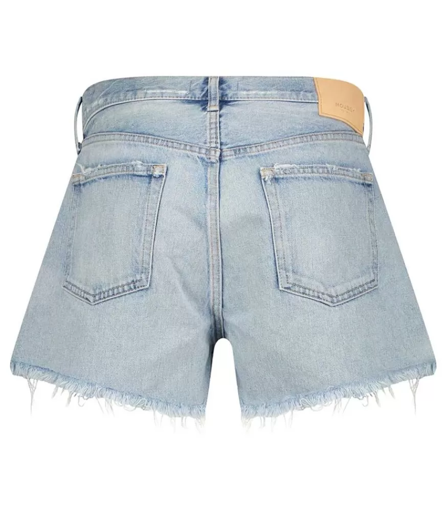 Femme Moussy Vintage Short En Jean Mathews Light Blue