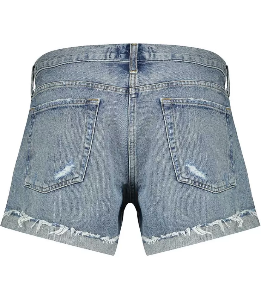 Femme AGOLDE Short En Jean Parker Heat Wave