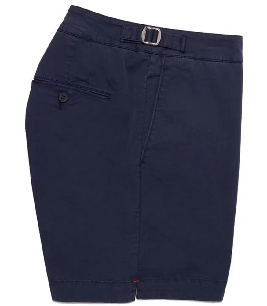 Homme Orlebar Brown Short Homme Bulldog Cotton Twill Navy