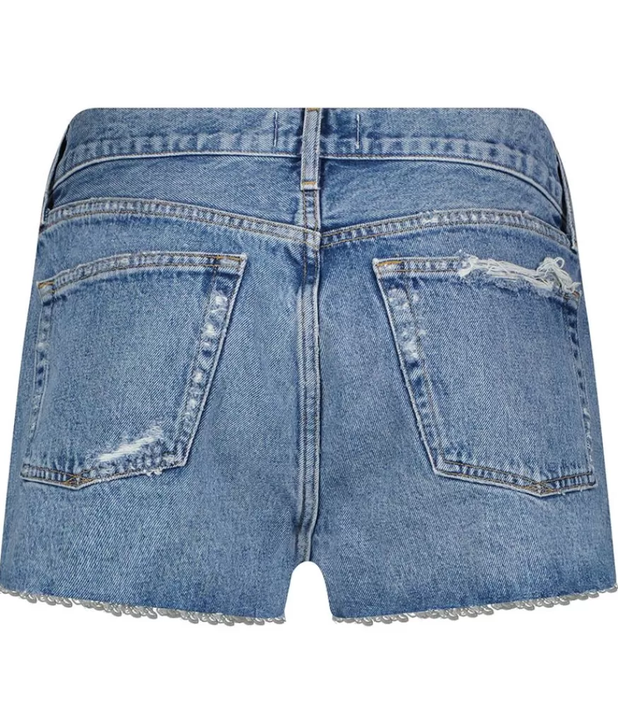 Femme AGOLDE Short Parker Vintage Cut Off In Grudge