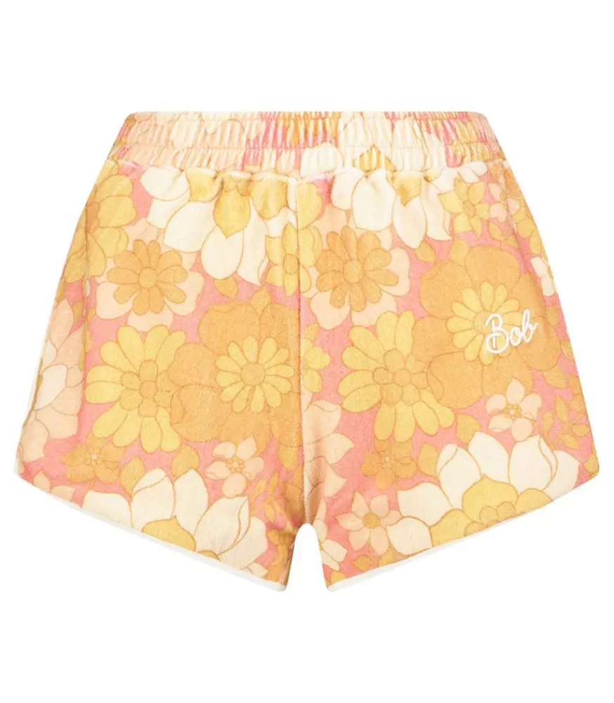 Femme Welcome Bob Short Salvador Flowers Power Print