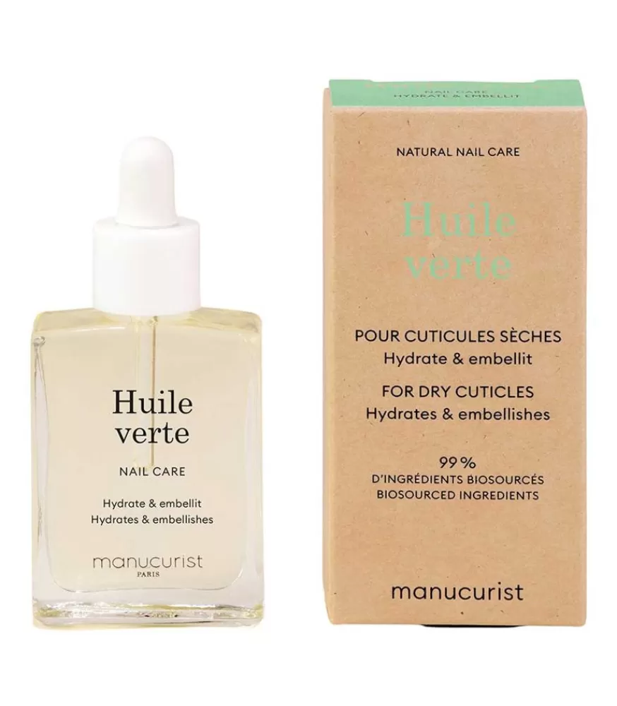 Femme Manucurist Soin Pour Ongles Huile Verte