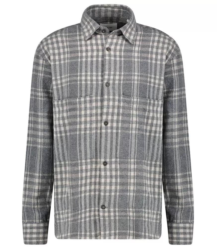 Homme NN07 Surchemise Homme Freddy Grey Check