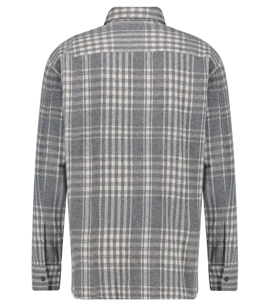 Homme NN07 Surchemise Homme Freddy Grey Check