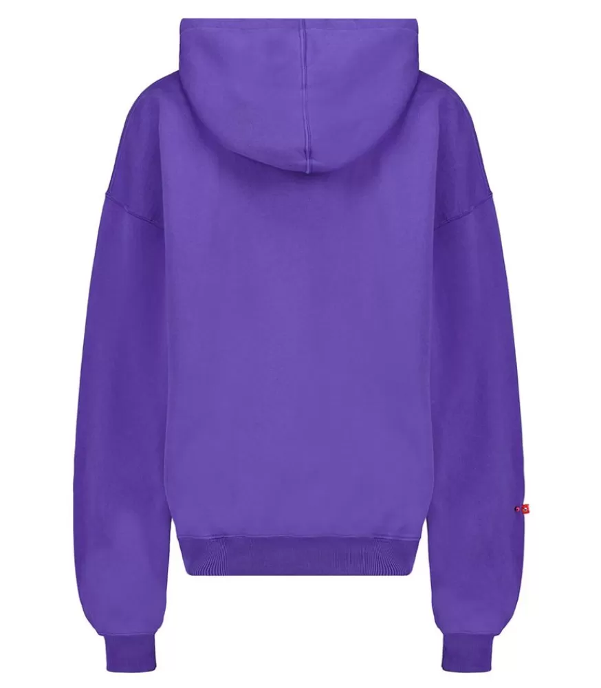 Femme Mira Mikati Sweat A Capuche Avec Collier De Perles Violet