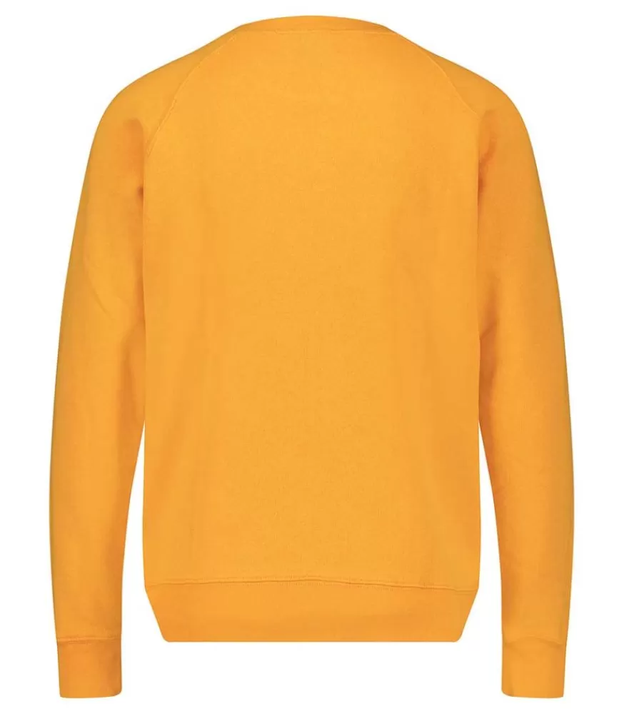 Femme David Lucas x ron ron Sweat-Shirt En Coton Biologique Ocean Orange