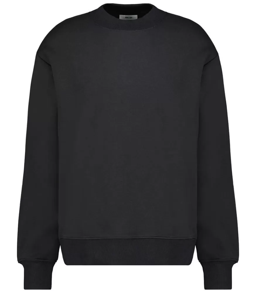 Homme NN07 Sweat-Shirt Homme Briggs Mock Black