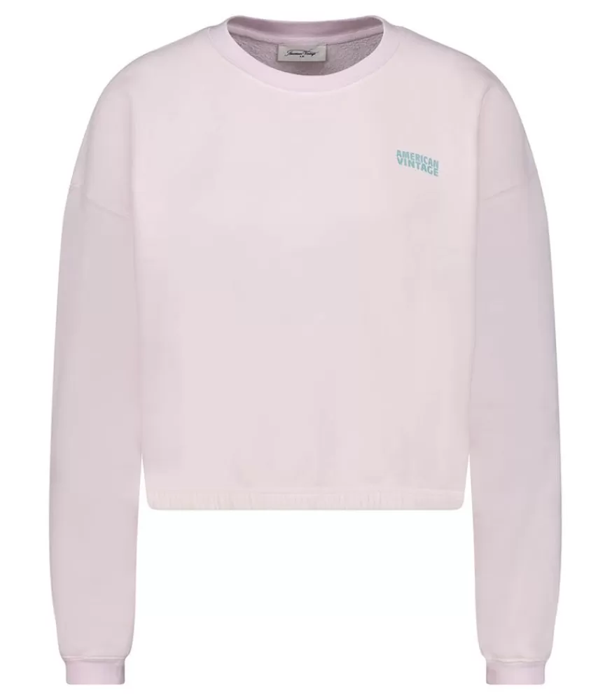 Femme American Vintage Sweat-Shirt Izubird Dragee Vintage