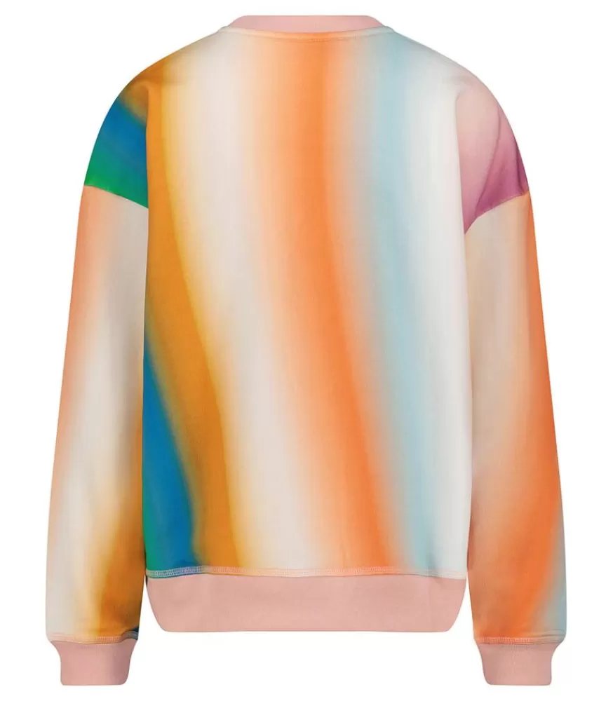 Femme Mira Mikati Sweat-Shirt Ombre Stripe Mushroom