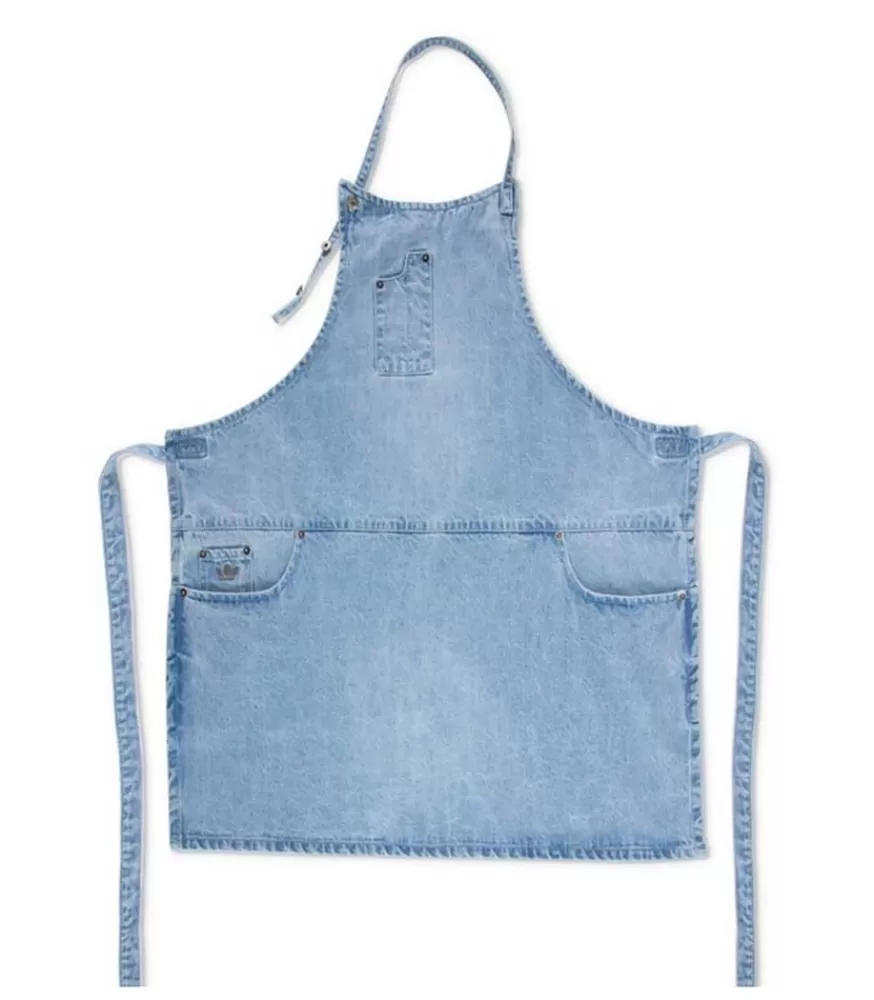 Dutchdeluxes Tablier 5 Poches Coton Denim Bleu