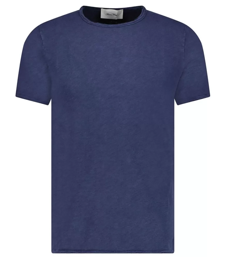 Homme American Vintage Tee-Shirt A Manches Courtes Homme Sonoma Navy Vintage