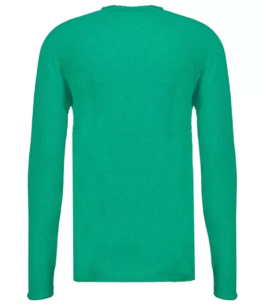 Homme American Vintage Tee-Shirt A Manches Longues Homme Sonoma Basilic Vintage