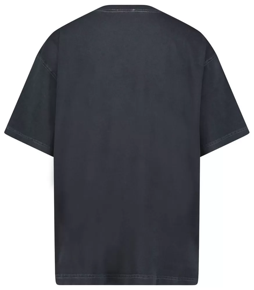 Femme American Vintage Tee-Shirt Fizvalley Carbone Vintage