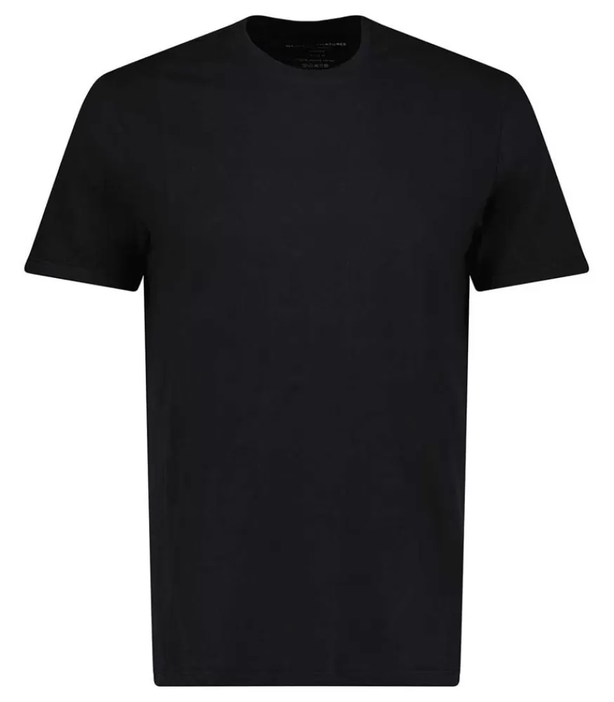 Homme Majestic Filatures Tee-Shirt Homme Julien Noir