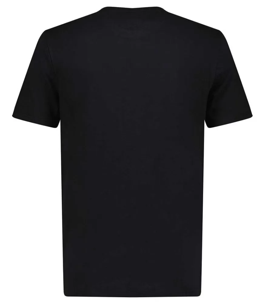 Homme Majestic Filatures Tee-Shirt Homme Julien Noir