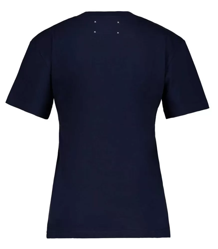 Femme Alberta Ferretti Tee-Shirt It'S Wonderful Day, Navy