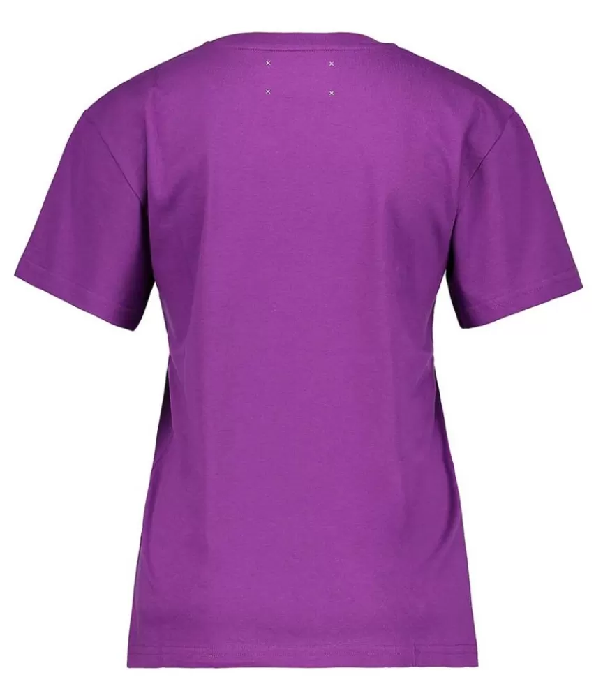 Femme Alberta Ferretti Tee-Shirt It'S Wonderful Day Violet