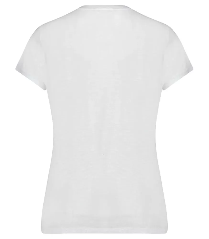 Femme American Vintage Tee-Shirt Jacksonville Blanc