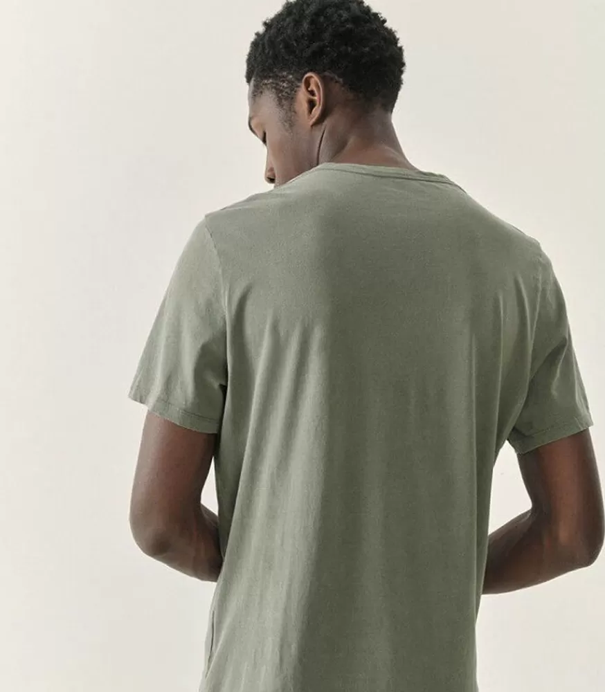 Homme American Vintage Tee-Shirt Manches Courtes Homme Devon Croco Vintage