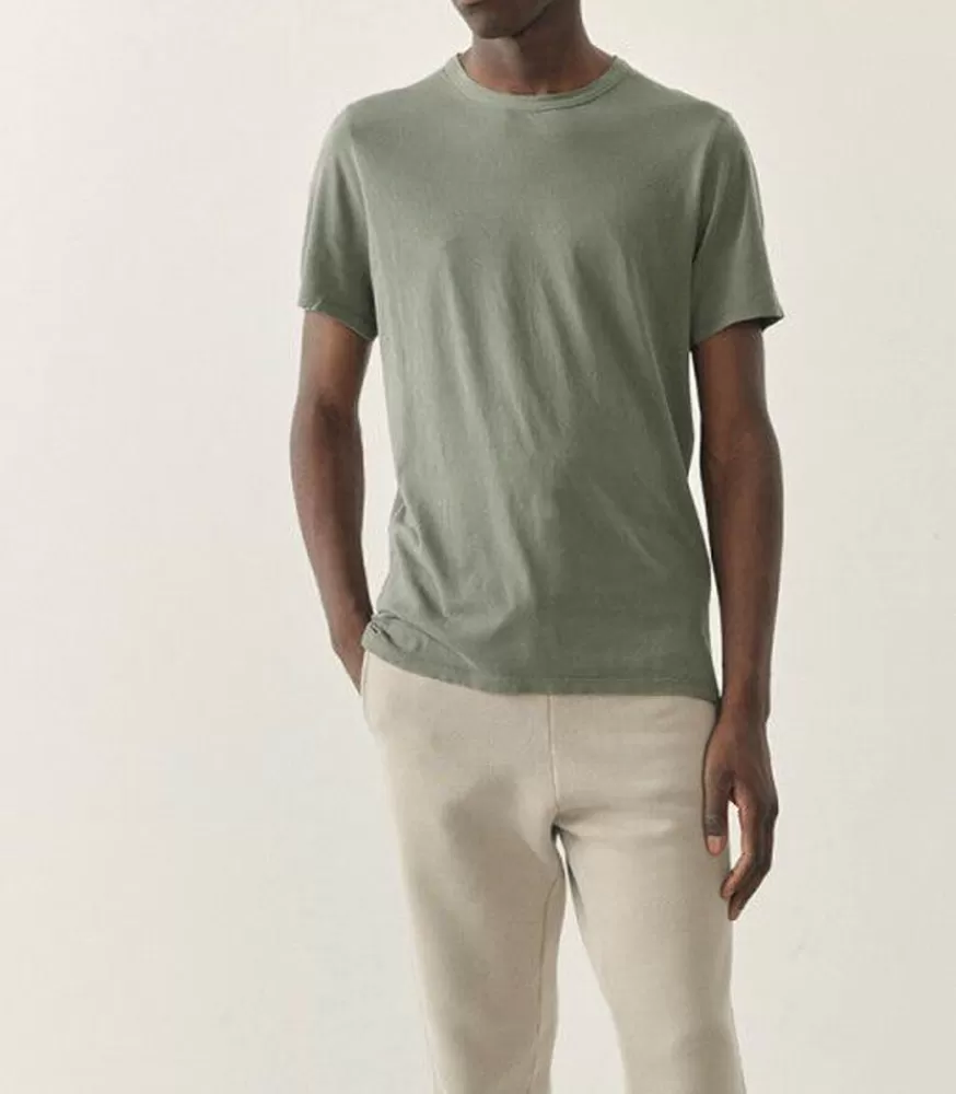 Homme American Vintage Tee-Shirt Manches Courtes Homme Devon Croco Vintage