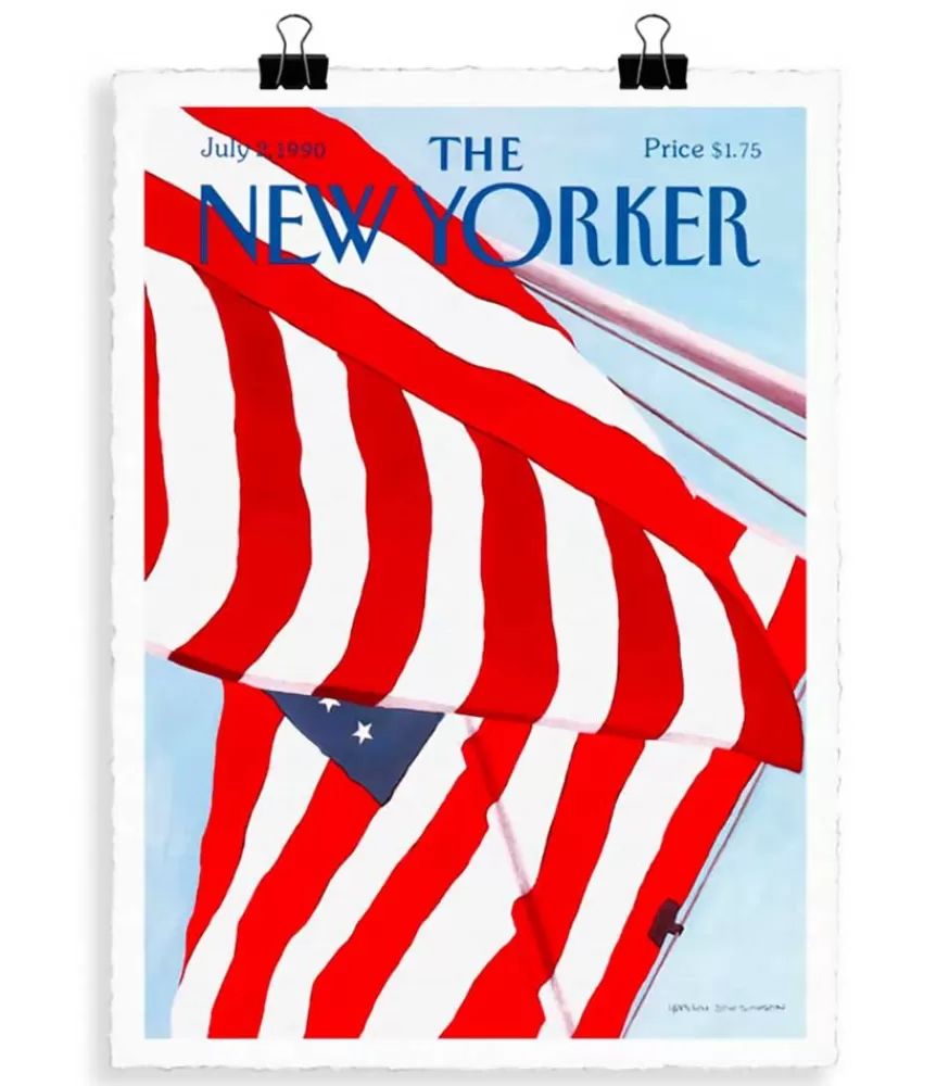 Image Republic The-New-Yorker 30 Simpson Drapeau 56 X 76 Cm