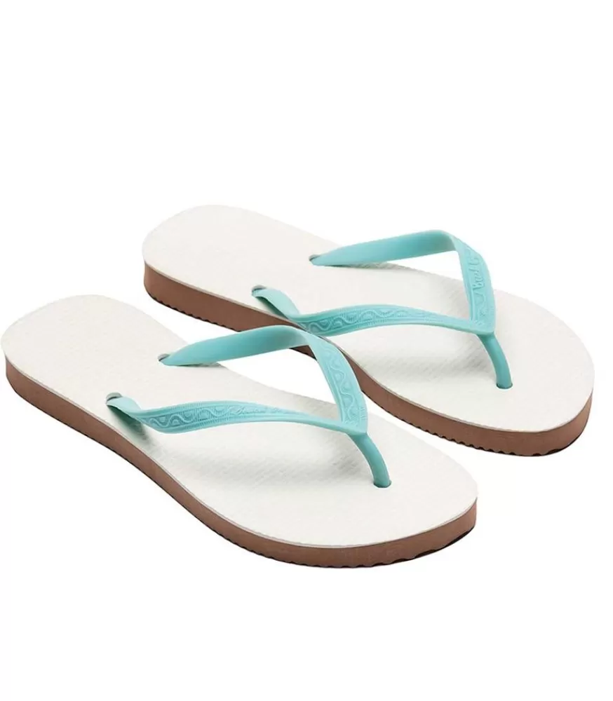 Femme Beach Originals Tongs Acapulco Bleu Lagon