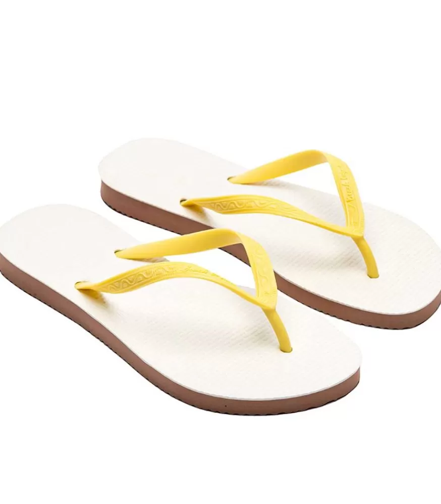 Femme Beach Originals Tongs Rio Jaune Banane