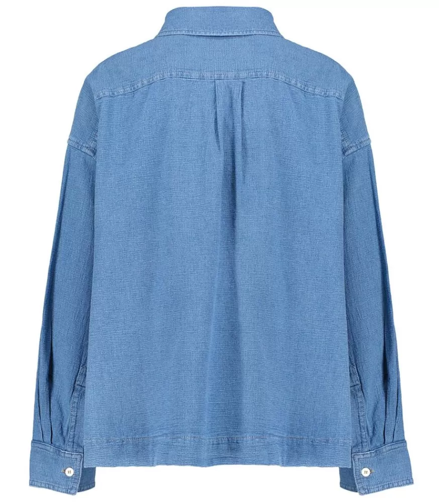 Femme Masscob Top Mondo Washed Denim