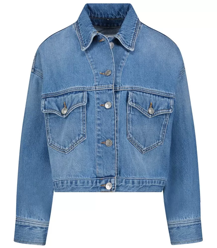 Femme Marant Étoile Veste En Denim Tadia Light Blue